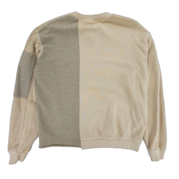 NEW John Elliott Reconstructed Vintage Crew Fleece Sweatshirt Washed Clay Grunge - Picture 7 of 10